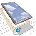 curb-mount-skylight-drawing